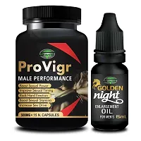 ProVigr Sexual Capsules and Golden Night Oil For Helps In Boosts The Sexual Male Strength-thumb1