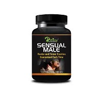 Sensual Male Herbal Capsules Big Disk Oil For Improves Testosterone level and Boost Energy for Menandnbsp;-15 Capsules + 15 ML-thumb1