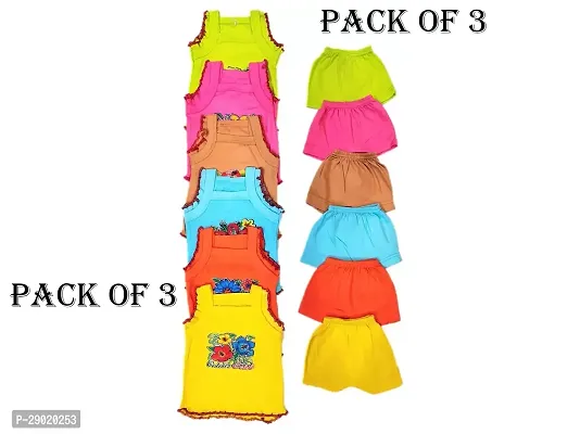 Fancy Frock with short pack of  3-thumb0