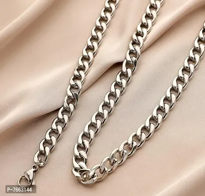 Chain for boys and men with high quality Necklace Chains for Girls Silver Plated Metal Chain