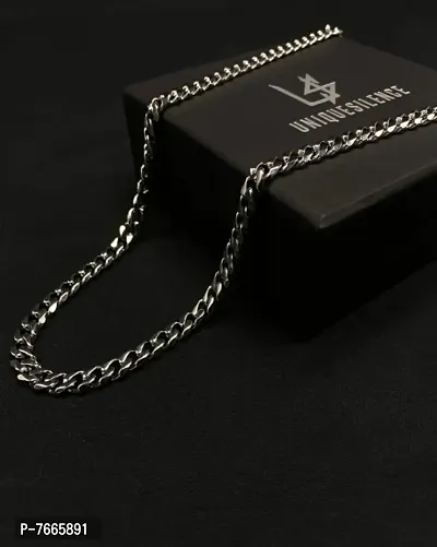 STERLING SILVER CHAIN FIGARO LINK CHAIN FOR MEN Sterling Silver Chain-thumb0