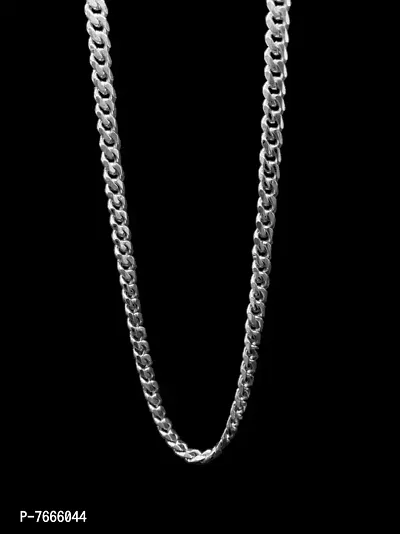 Jewellery Silver Chain For Boys Necklace For Men Boyfriend Gents Girls Sterling Silver Plated Stainless Steel Chain-thumb0