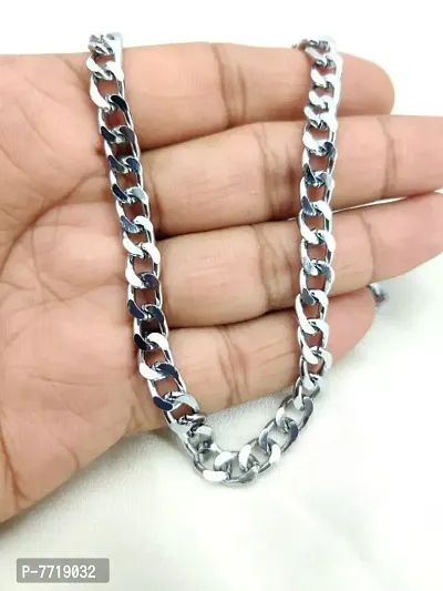 Most Trending Silver Plated Neck Chain For Men And Boys Gold-plated Plated Alloy Chain