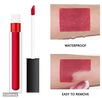 Stylish Long Lasting | Waterproof | Liquid Matte Lip Color Upto 12 Hours Stay Maroon Colour 1 Lipstick Red Colour 1 Lipstick Pack Of 2