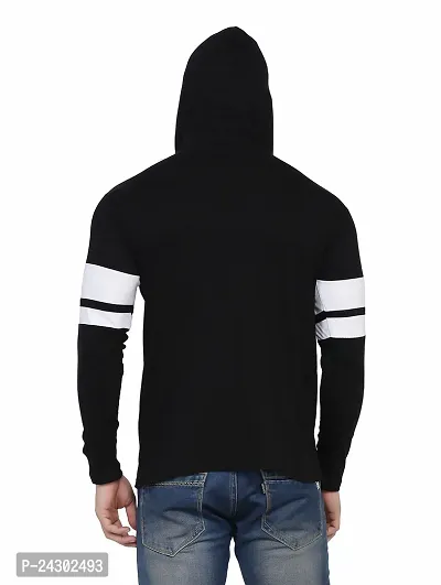 Stylish Multicoloured Cotton Blend Solid Long Sleeves Hoodies For Men-thumb2