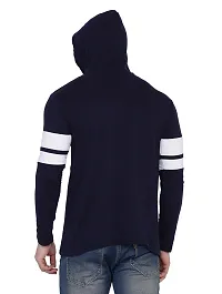 Stylish Multicoloured Cotton Blend Solid Long Sleeves Hoodies For Men-thumb1