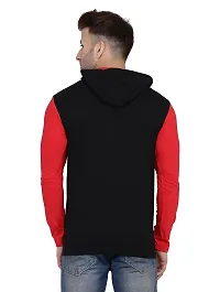 Stylish Multicoloured Cotton Blend Solid Long Sleeves Hoodies For Men-thumb1