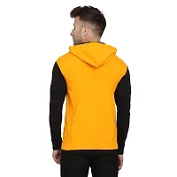 Stylish Multicoloured Cotton Blend Solid Long Sleeves Hoodies For Men-thumb1