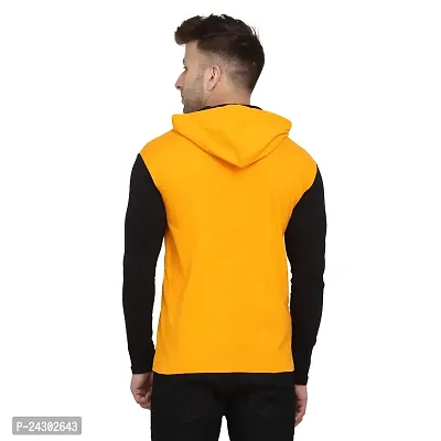 Stylish Multicoloured Cotton Blend Solid Long Sleeves Hoodies For Men-thumb2