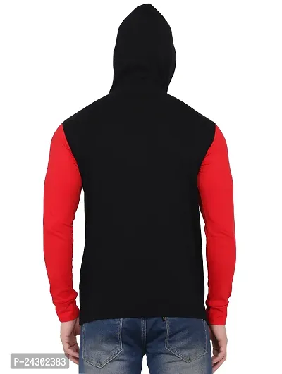 Stylish Multicoloured Cotton Blend Solid Long Sleeves Hoodies For Men-thumb2