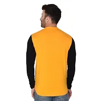 Stylish Yellow Cotton Blend Long Sleeves Regular Fit Casual Shirt For Men-thumb1