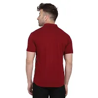 Stylish Multicoloured Cotton Blend Short Sleeves Regular Fit Casual Shirt For Men-thumb1