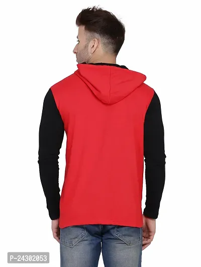 Stylish Multicoloured Cotton Blend Solid Long Sleeves Hoodies For Men-thumb2