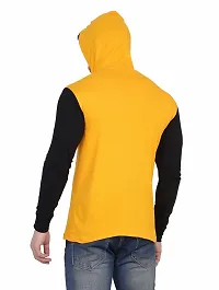 Stylish Multicoloured Cotton Blend Solid Long Sleeves Hoodies For Men-thumb1