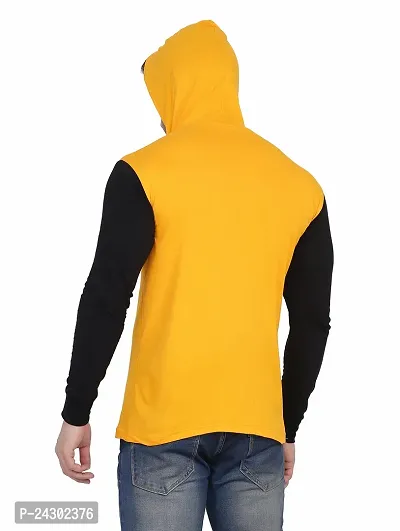 Stylish Multicoloured Cotton Blend Solid Long Sleeves Hoodies For Men-thumb2