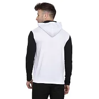 Stylish Multicoloured Cotton Blend Solid Long Sleeves Hoodies For Men-thumb1