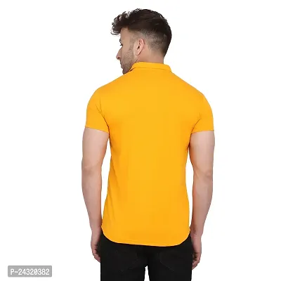 Stylish Multicoloured Cotton Blend Short Sleeves Regular Fit Casual Shirt For Men-thumb2