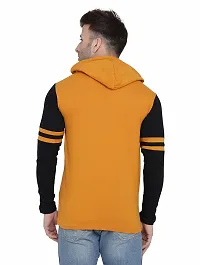 Stylish Multicoloured Cotton Blend Solid Long Sleeves Hoodies For Men-thumb1