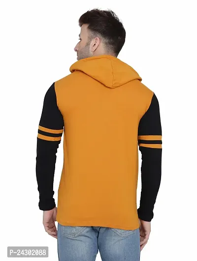 Stylish Multicoloured Cotton Blend Solid Long Sleeves Hoodies For Men-thumb2