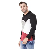 Stylish Multicoloured Cotton Blend Solid Long Sleeves Hoodies For Men-thumb2