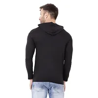 Stylish Multicoloured Cotton Blend Solid Long Sleeves Hoodies For Men-thumb1