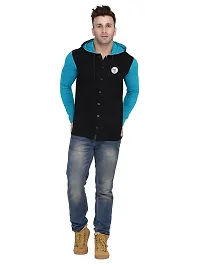 Trendy Multicoloured Cotton Blend Solid Hoodies For Men-thumb3