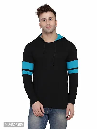 Stylish Multicoloured Cotton Blend Solid Long Sleeves Hoodies For Men-thumb0