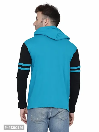 Stylish Multicoloured Cotton Blend Solid Long Sleeves Hoodies For Men-thumb2