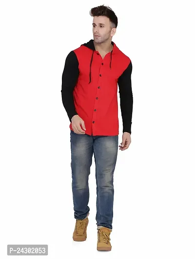 Stylish Multicoloured Cotton Blend Solid Long Sleeves Hoodies For Men-thumb4