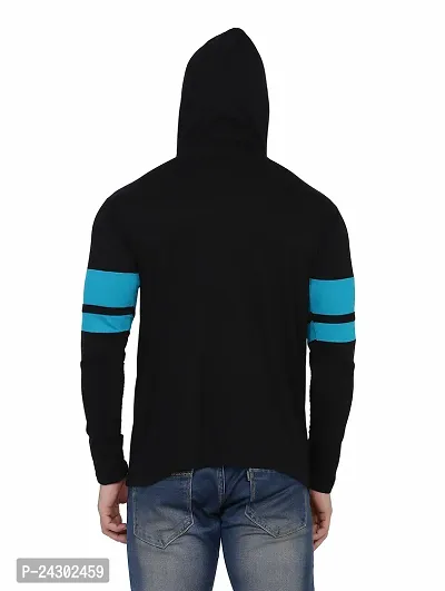 Stylish Multicoloured Cotton Blend Solid Long Sleeves Hoodies For Men-thumb2
