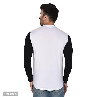 Stylish White Cotton Blend Long Sleeves Regular Fit Casual Shirt For Men-thumb2