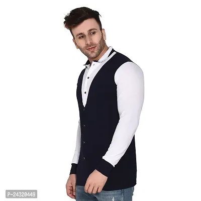 Stylish Multicoloured Cotton Blend Long Sleeves Regular Fit Casual Shirt For Men-thumb3