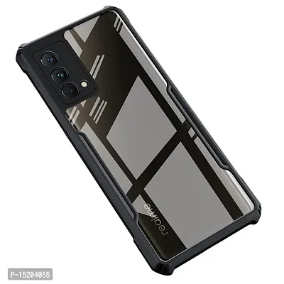 Mezmo Shockproof Crystal Clear Eagle Back Cover With 360 Protection for Realme GT Master - Black