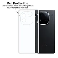 Mezmo Ultra-Hybrid Clear| Shockproof Design | Camera Protection Bump | Soft Back | Bumper Case Cover for IQOO 12 5G-thumb2