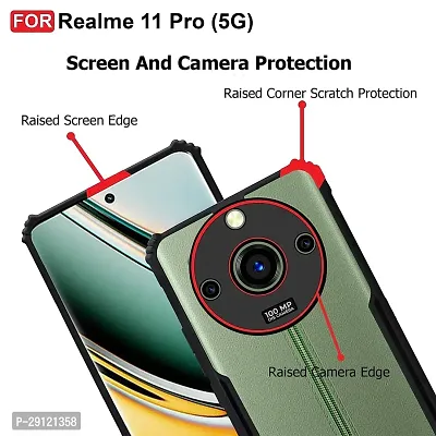 Mezmo Shock Proof|Drop Protection | Scratch-Resistant Eagle Back for Realme 11 Pro-thumb2