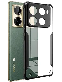 Mezmo Crystal Clear 360 Degree Protection TPU+PC Back Cover for Infinix Note 40 Pro-thumb1