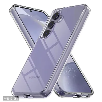 Mezmo Ultra-Hybrid Clear| Shockproof Design | Camera Protection Bump | Soft Back | Bumper Case Cover for Samsung S24