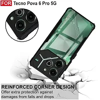 Mezmo Crystal Clear 360 Degree Protection TPU+PC Back Cover for Tecno POVA 6 Pro 5G-thumb2