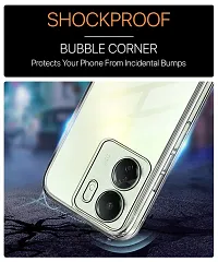 Mezmo Ultra-Hybrid Clear| Shockproof Design | Camera Protection Bump | Soft Back | Bumper Case Cover for Redmi 13C 4G-thumb3