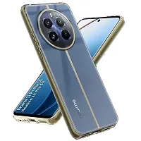 Mezmo Ultra-Hybrid Clear| Shockproof Design | Camera Protection Bump | Soft Back | Bumper Case Cover for Realme 12 Pro-thumb2