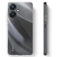 Mezmo Ultra-Hybrid Clear| Shockproof Design | Camera Protection Bump | Soft Back | Bumper Case Cover for POCO M6 5G-thumb1