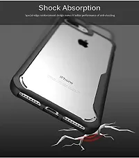 Mezmo Shockproof Crystal Clear Eagle Back Cover With 360 Protection for iPhone 6 - Black-thumb3