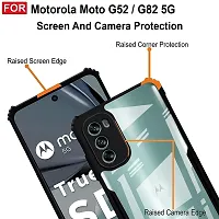 Mezmo Shock Proof Eagle Back Cover for Moto G52 - Black-thumb2