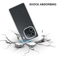 Mezmo Ultra-Hybrid Clear| Shockproof Design | Camera Protection Bump | Soft Back | Bumper Case Cover for IQOO 12 5G-thumb1