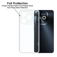 Mezmo Ultra-Hybrid Clear| Shockproof Design | Camera Protection Bump | Soft Back | Bumper Case Cover for Infinix Smart 8-thumb3