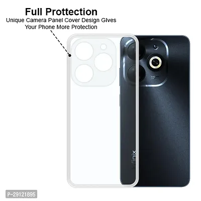 Mezmo Ultra-Hybrid Clear| Shockproof Design | Camera Protection Bump | Soft Back | Bumper Case Cover for Infinix Smart 8-thumb4