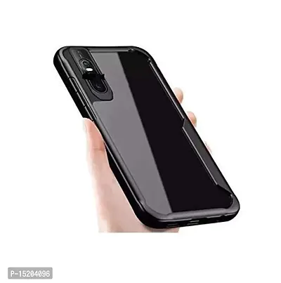 Mezmo Shockproof Crystal Clear Eagle Back Cover With 360 Protection for Vivo V15 Pro - Black-thumb0