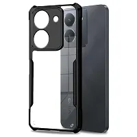 Mezmo Shock Proof Eagle Back Cover for Vivo Y36 - Black-thumb1