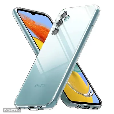 Mezmo Ultra-Hybrid Clear| Shockproof Design | Camera Protection Bump | Soft Back | Bumper Case Cover for Samsung M14 5G