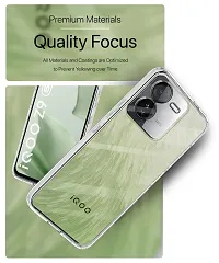 Mezmo Ultra-Hybrid Clear| Shockproof Design | Camera Protection Bump | Soft Back | Bumper Case Cover for IQOO Z9 5G-thumb1